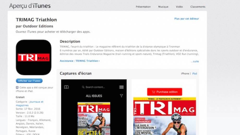 trimag en version digitale