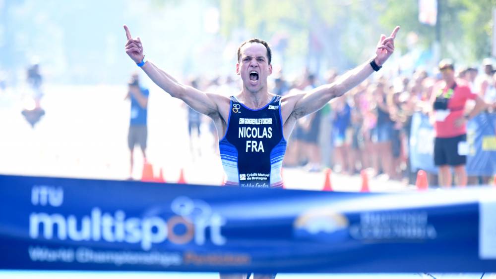 mondiaux duathlon 40 ans benoit nicolas se couvre dor