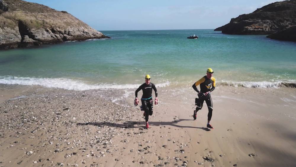 un swimrun a belle ile en mer