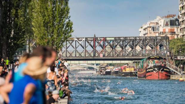 triathlon de paris 4800 concurrents pour le grand plongeon