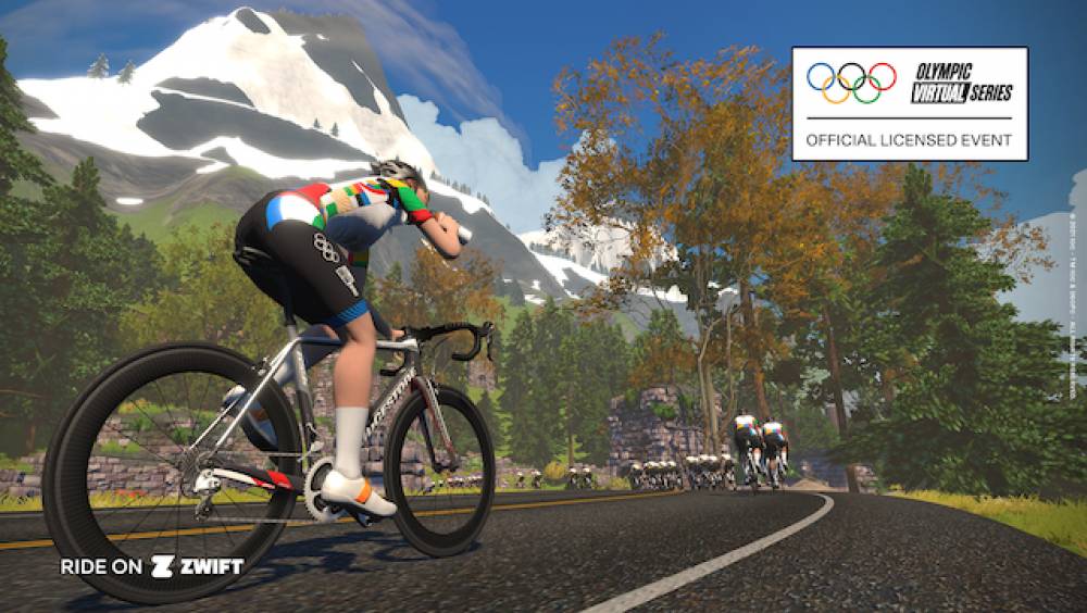 zwift devoile avec luci le calendrier de lolympic virtual series
