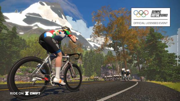 zwift devoile avec luci le calendrier de lolympic virtual series