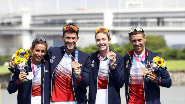 jo tokyo le bronze pour le relais mixte tricolore