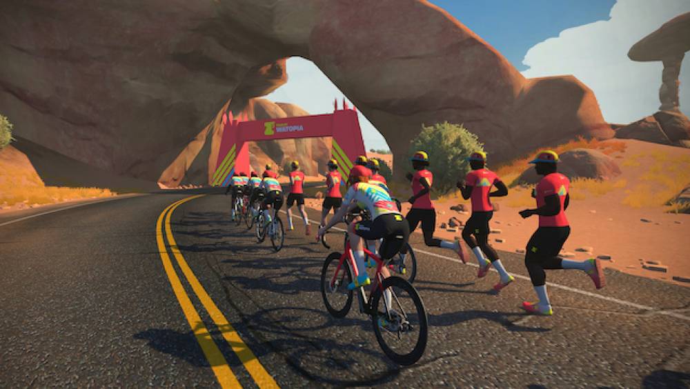 zwift le tour de watopia est de retour du 9 mars au 3 avril