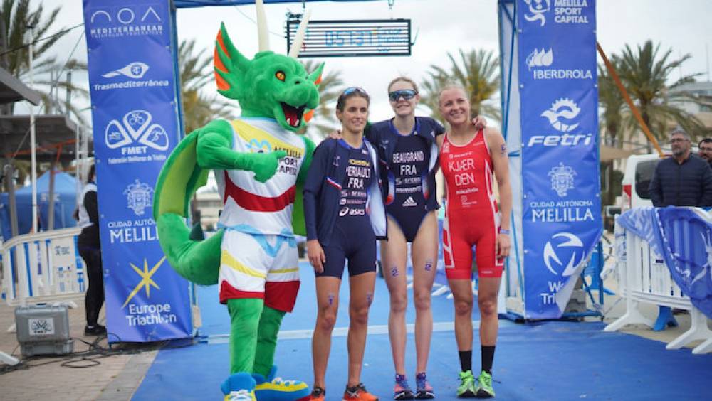 beaugrand et coninx vainqueurs triathlon melilla 2022