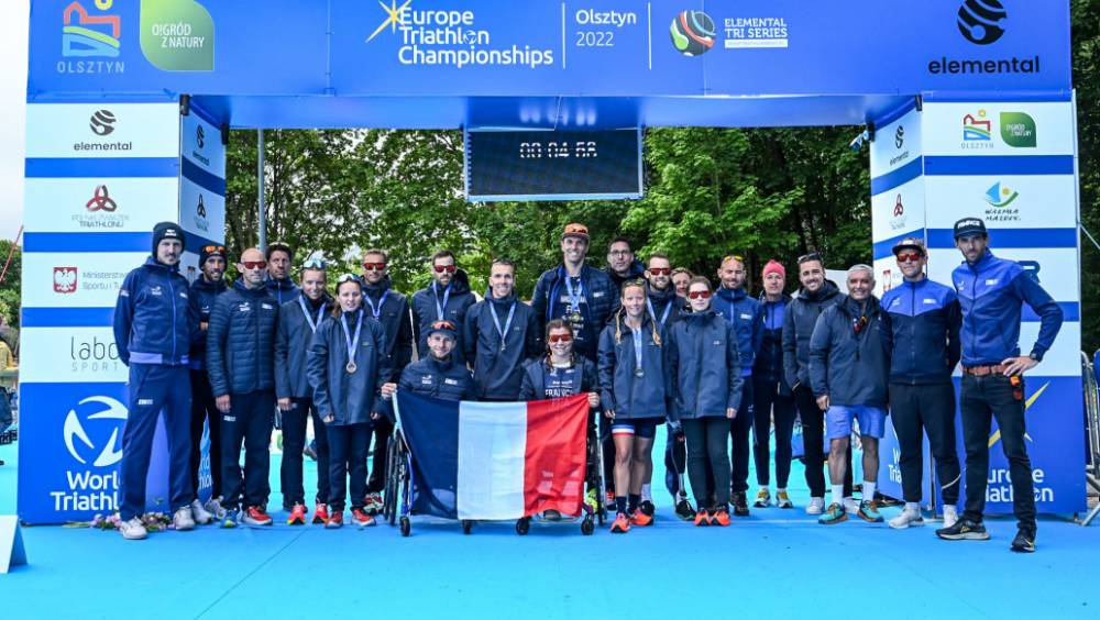 championnats deurope de triathlon sprint la moisson tricolore