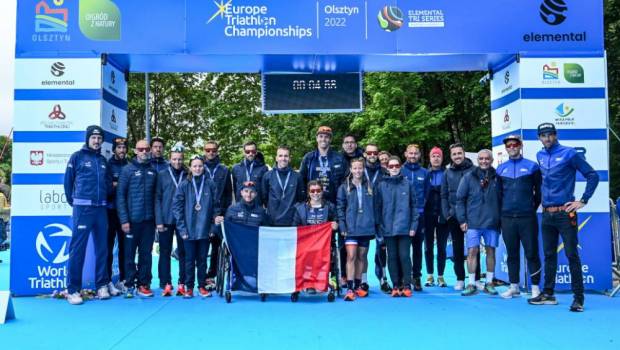 championnats deurope de triathlon sprint la moisson tricolore