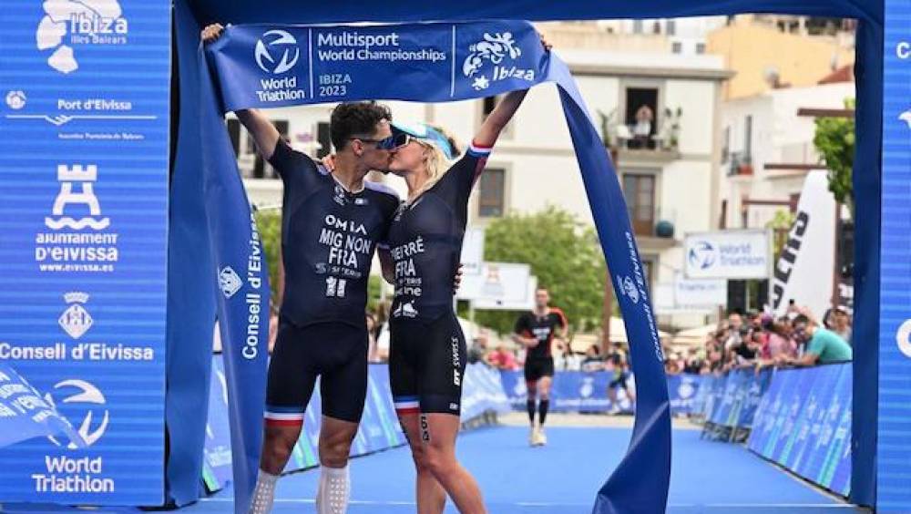 mignon pierre un couple en or aux championnats du monde longue distance