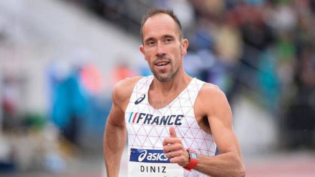 triathlon deauville normandie yohann diniz au depart du l