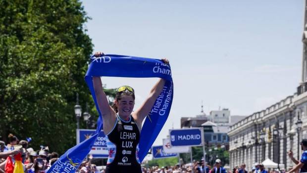 castro fajardo lehair et les paratriathletes francais en vue aux europe de madrid