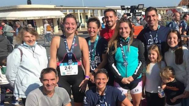 triathlon de deauville normandie la famille caillet aux racines du triathlon