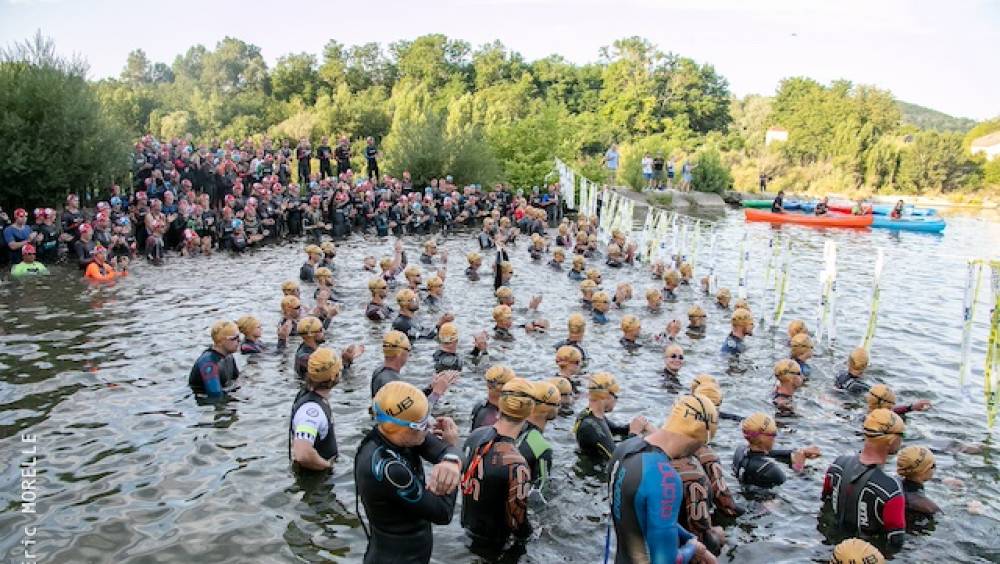 triathlon des gorges ardeche et gard 2024 du swimbike et du duathlon aussi