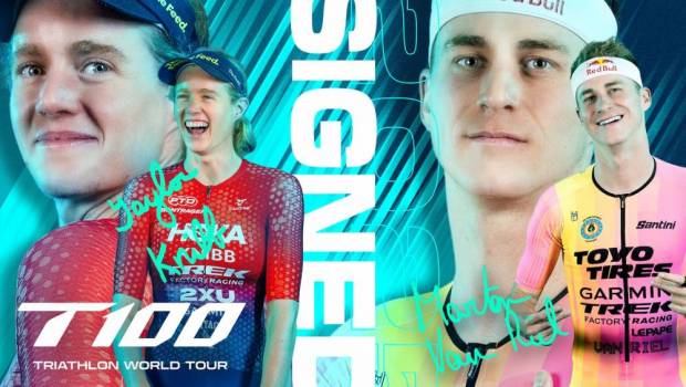 t100 triathlon world tour 2025 mathis margirier parmi les premiers contrats signes