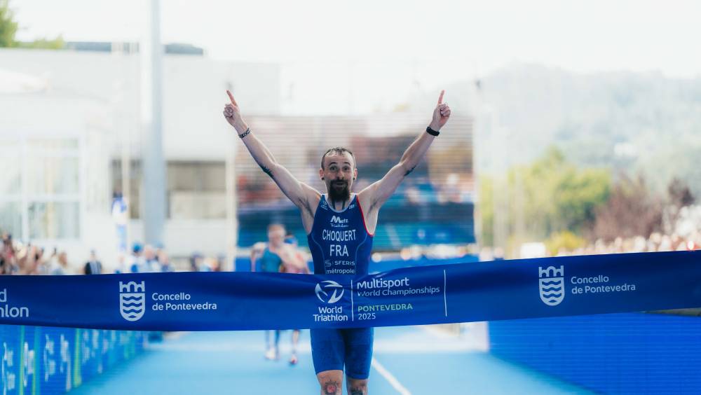choquert de nouveau champion du monde de duathlon